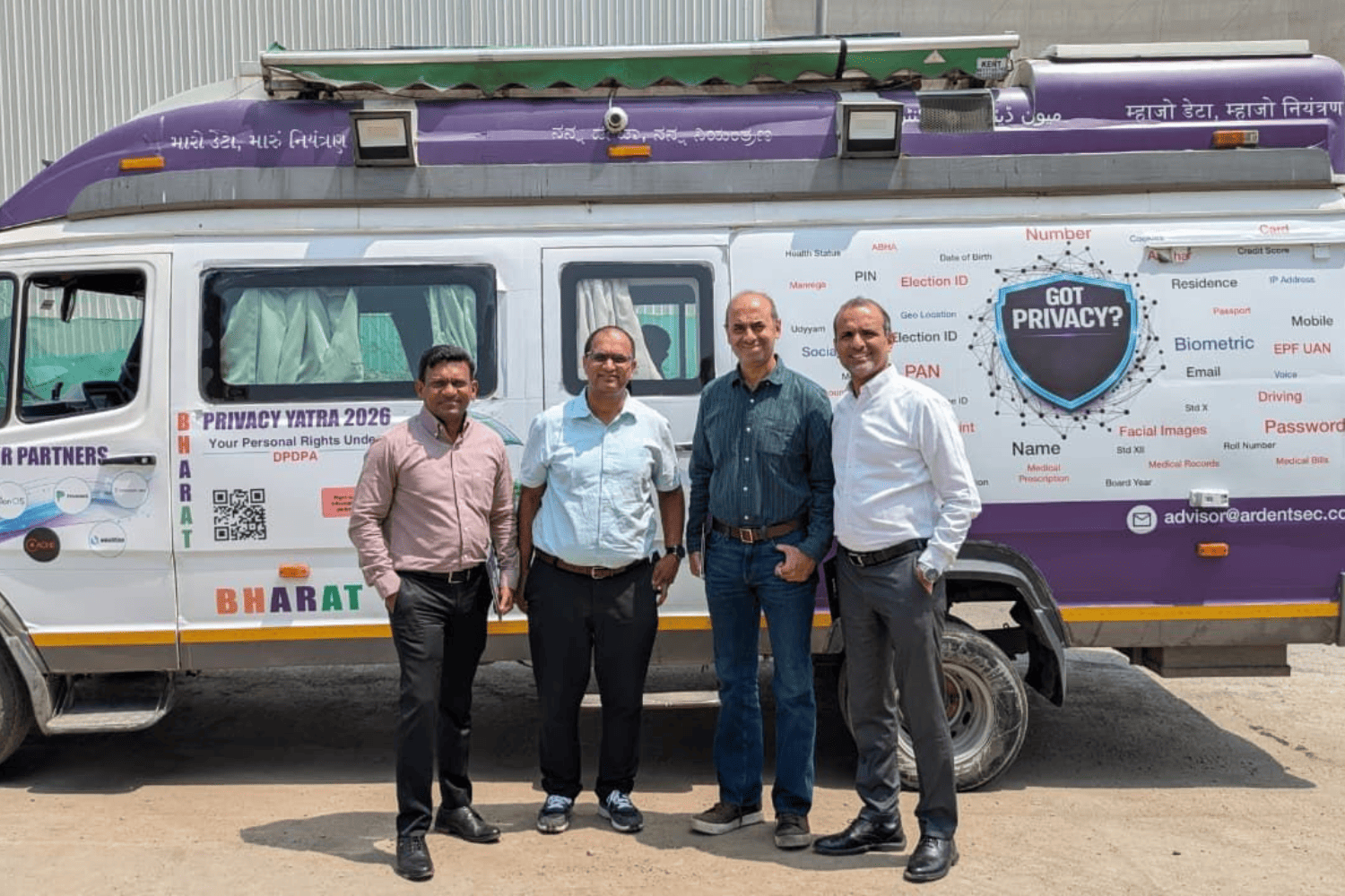 Closing gathering of the Bharat Privacy Yatra in Mumbai